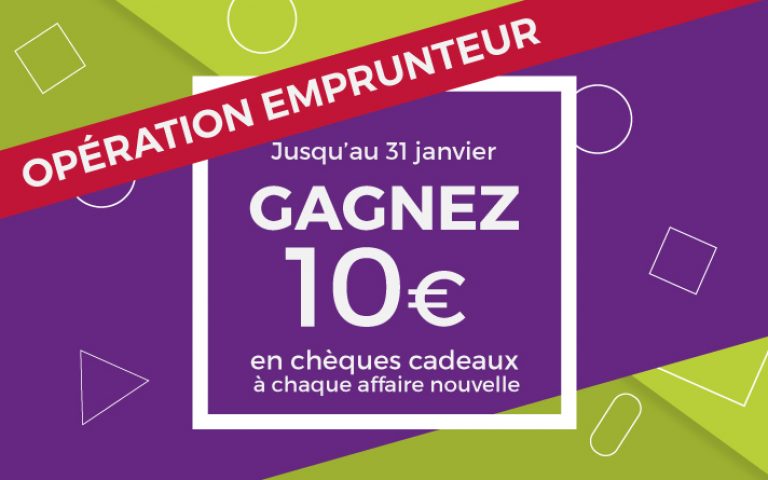 Gagnez 10 € par contrat